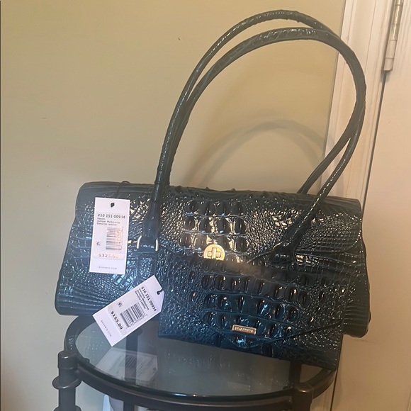 Brahmin Dayan Juniper Melbourne Handbag and Matching Wallet - Picture 1 of 10